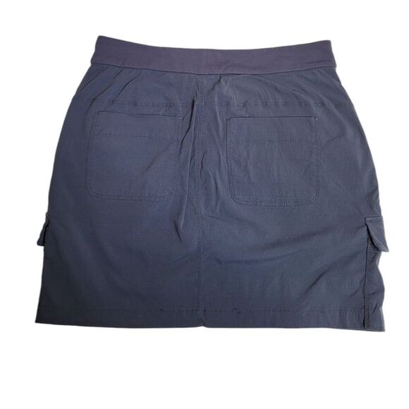 ATHLETA gray Trekkie cargo pocket athletic athleisure skort skirt 12 - Picture 3 of 9
